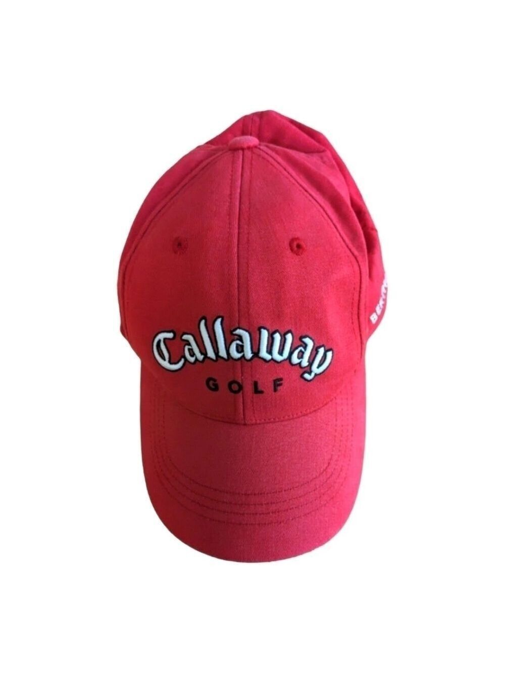 Callaway Big Bertha Adjustable Red Baseball Hat EUC